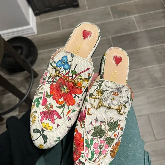 Gucci prince town supreme flora women’s shoes - Picture 5 of 5